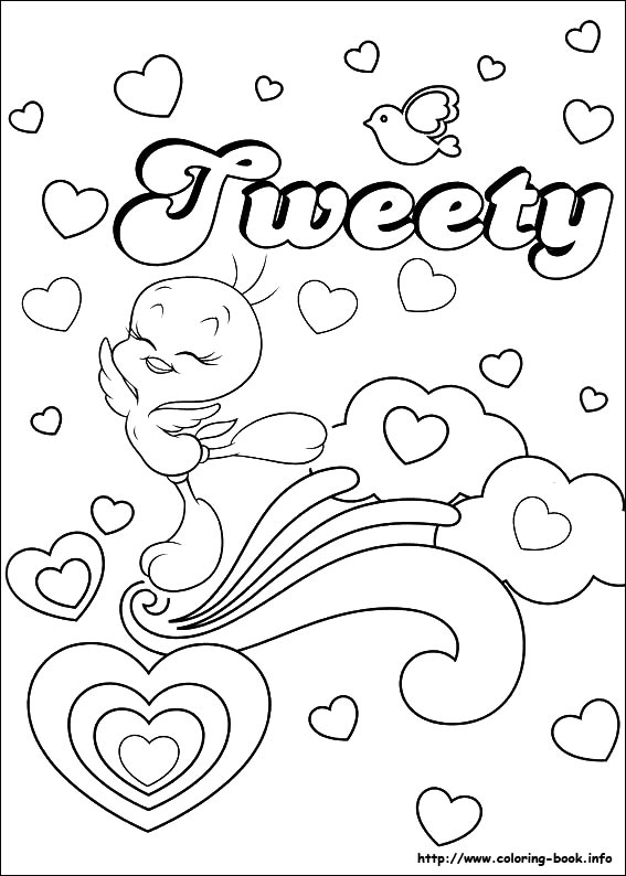 Tweety coloring picture