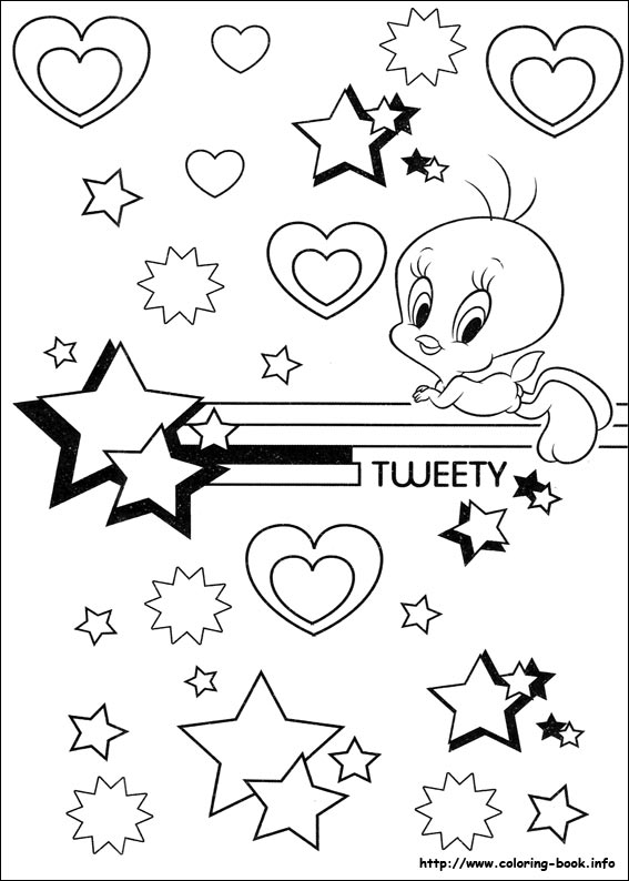 Tweety coloring picture