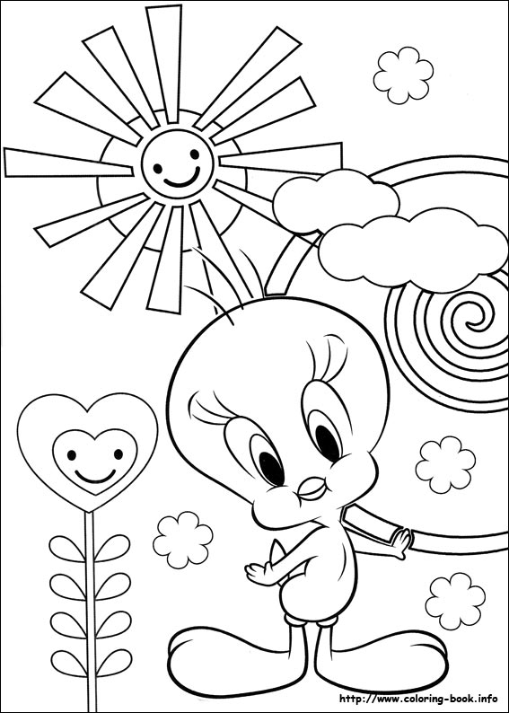 Tweety coloring picture