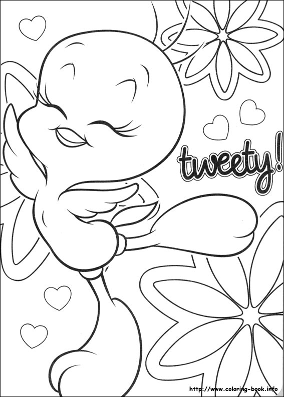 Tweety coloring picture