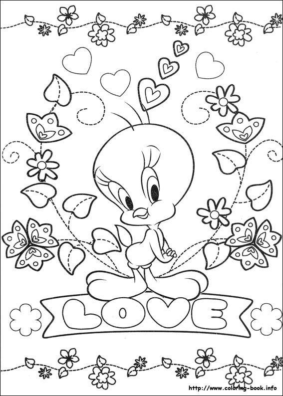 Tweety coloring picture