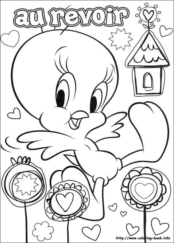 Tweety coloring picture