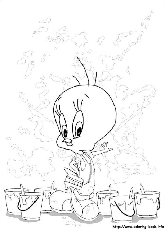 Tweety coloring picture