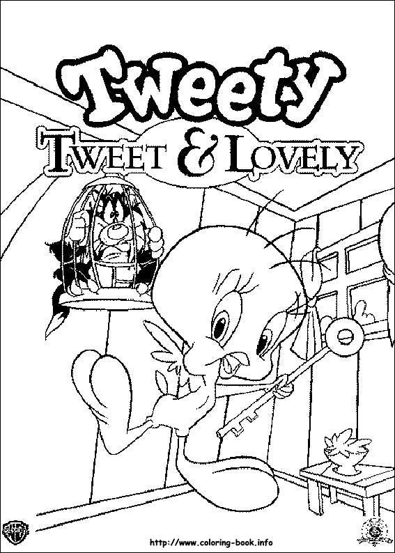 Tweety coloring picture