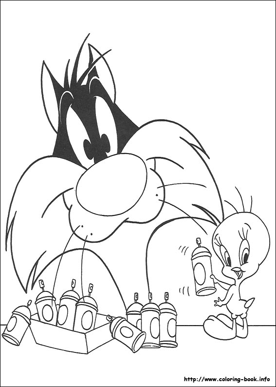 Tweety coloring picture