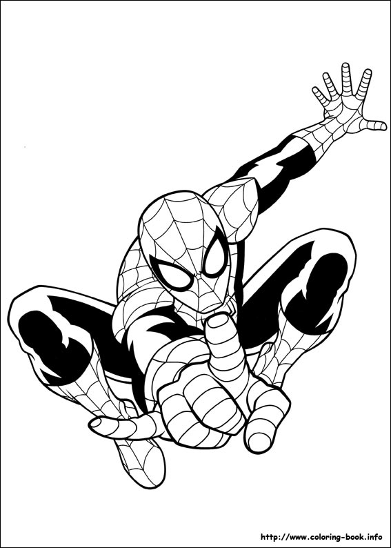 Ultimate Spider-Man coloring picture