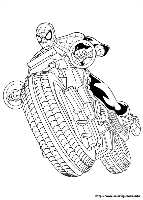 Ultimate Spider-Man coloring picture