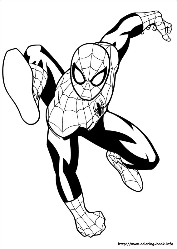 Ultimate Spider-Man coloring picture