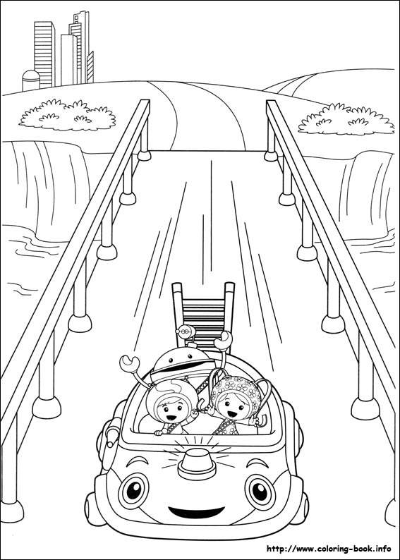 Umizoomi coloring picture