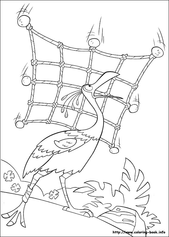 Up coloring picture