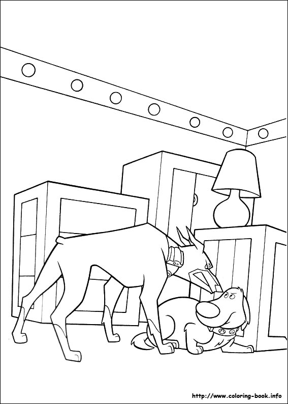 Up coloring picture