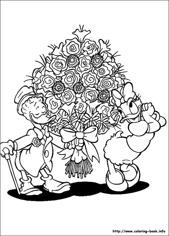 Valentine's Day coloring picture