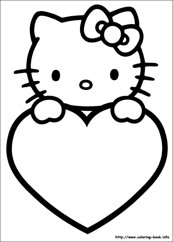 Valentine's Day coloring picture