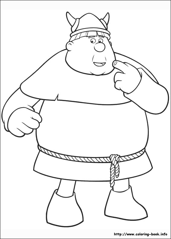 Vicky the Viking coloring picture