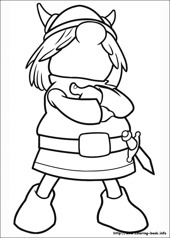 Vicky the Viking coloring picture