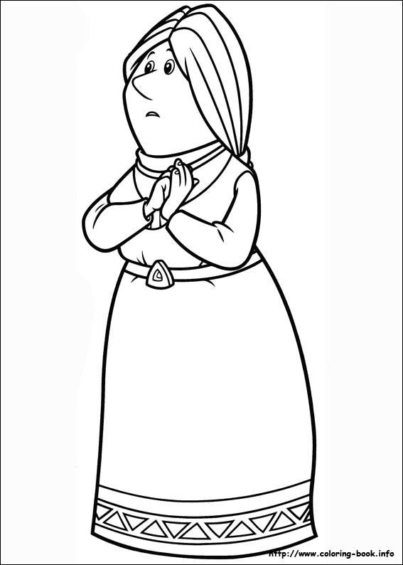 Vicky the Viking coloring picture