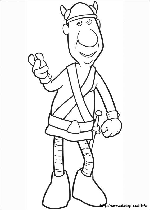 Vicky the Viking coloring picture