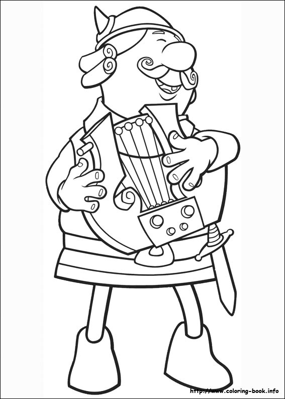 Vicky the Viking coloring picture