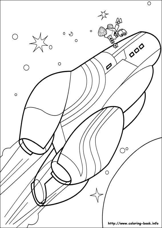 Wall-E coloring picture