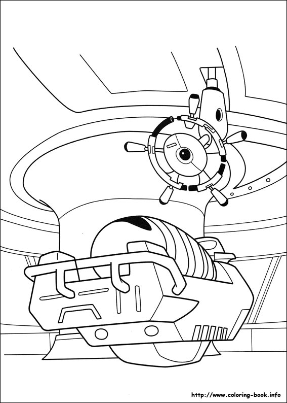 Wall-E coloring picture