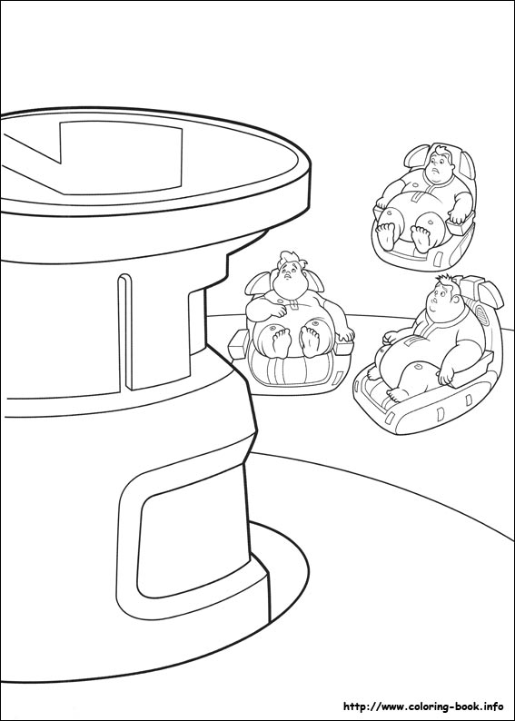 Wall-E coloring picture