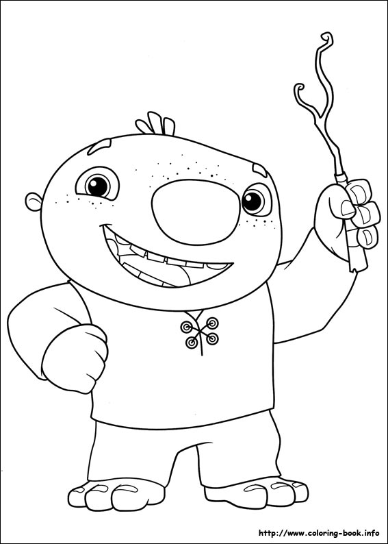 Wallykazam coloring picture