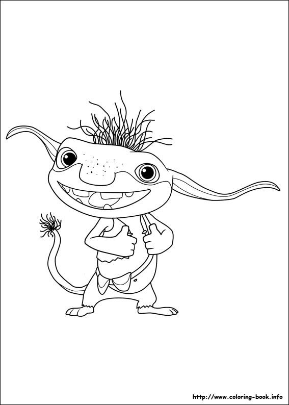 Wallykazam coloring picture