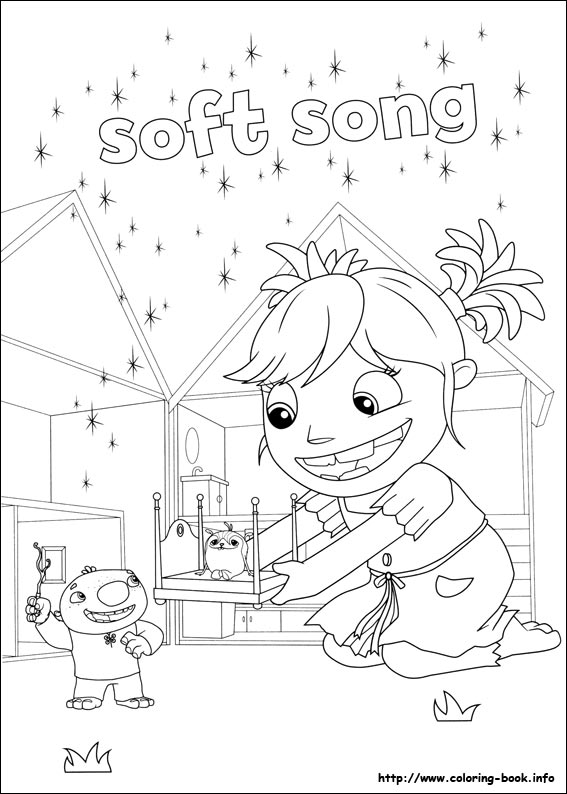 Wallykazam coloring picture