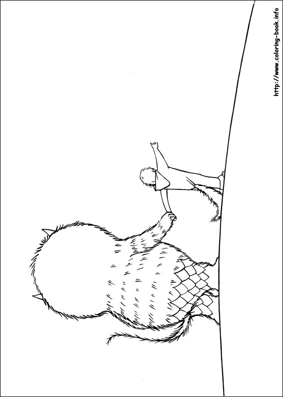 Where The Wild Things Are Monsters Coloring Pages