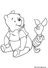 coloring pages of winnie the pooh bear