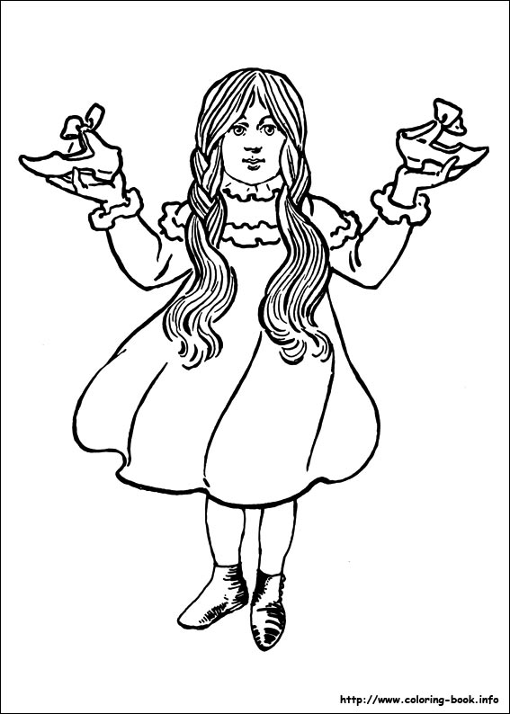 The Wizard of Oz coloring picture