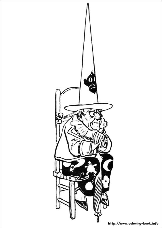 The Wizard of Oz coloring picture