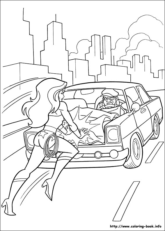 Wonder Woman coloring picture