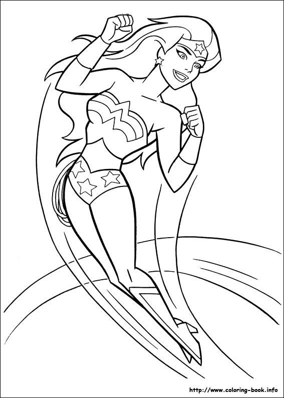 Wonder Woman coloring picture