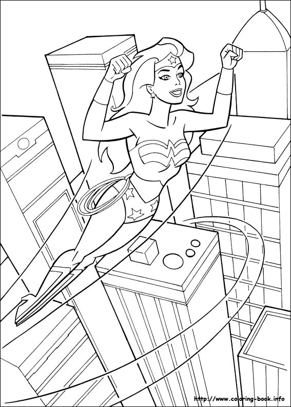 Wonder Woman coloring picture