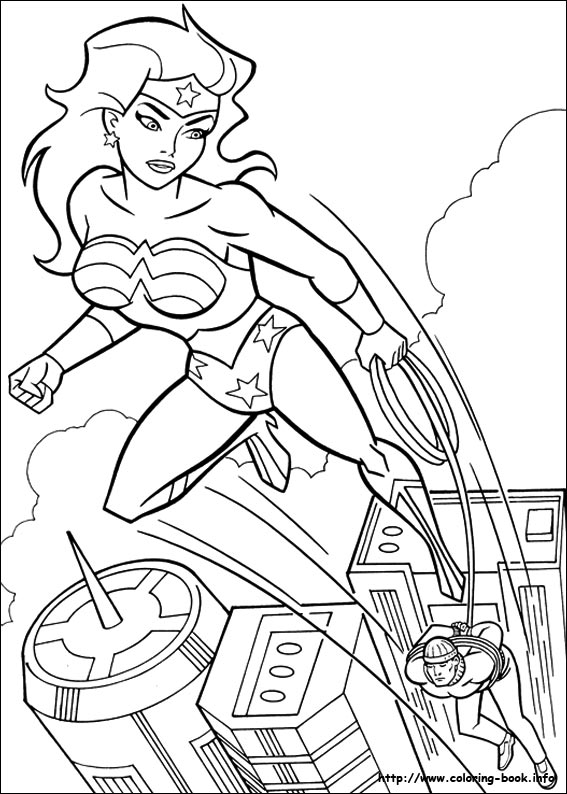 Wonder Woman coloring picture