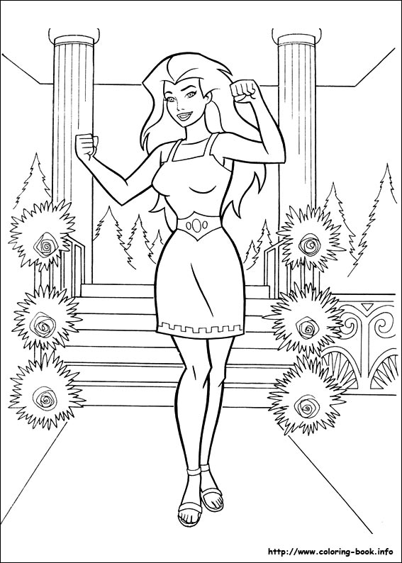 Wonder Woman coloring picture