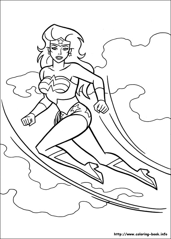 Wonder Woman coloring picture