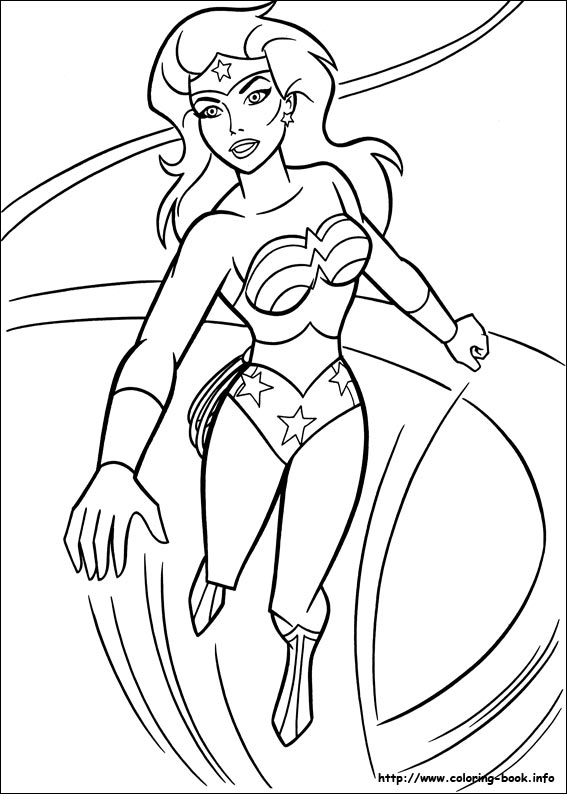 Wonder Woman coloring picture