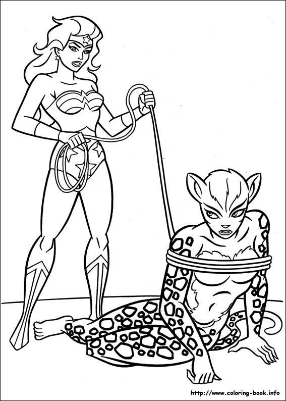 Wonder Woman coloring picture