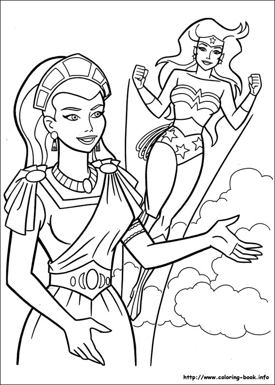 Wonder Woman coloring picture