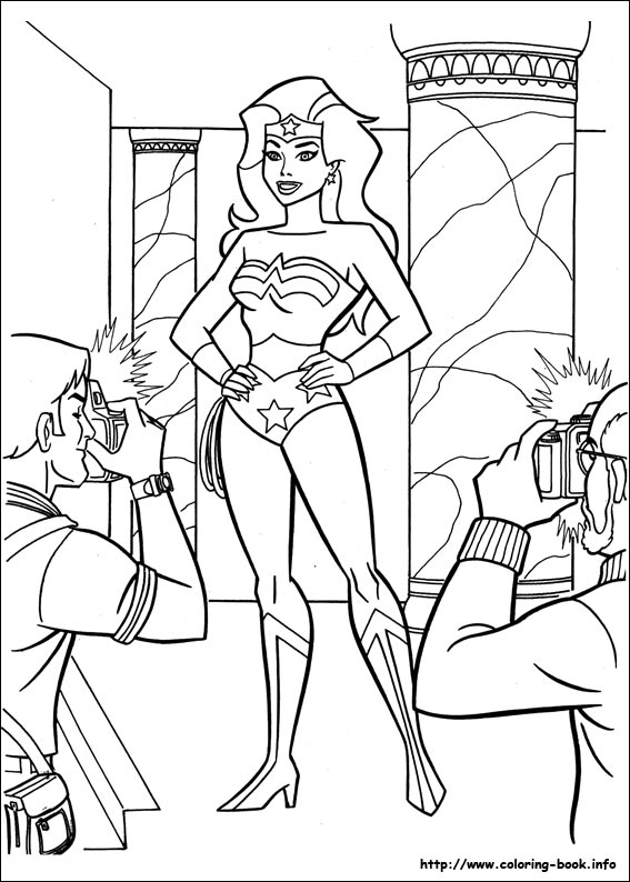 Wonder Woman coloring picture