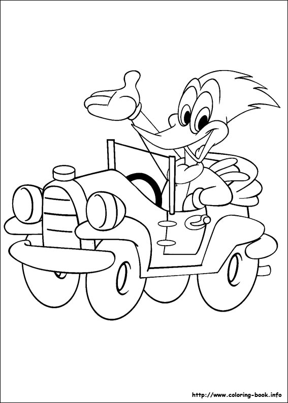 Woody Woodpecker coloring picture