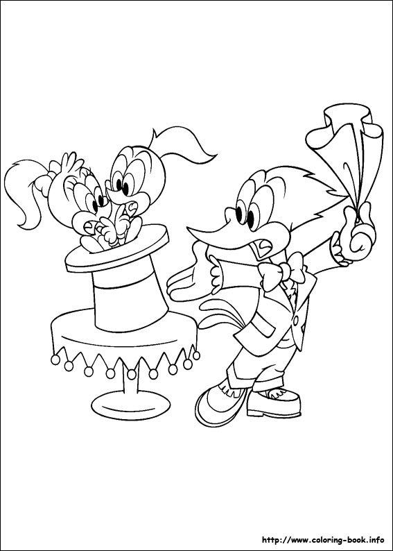 Woody Woodpecker coloring picture