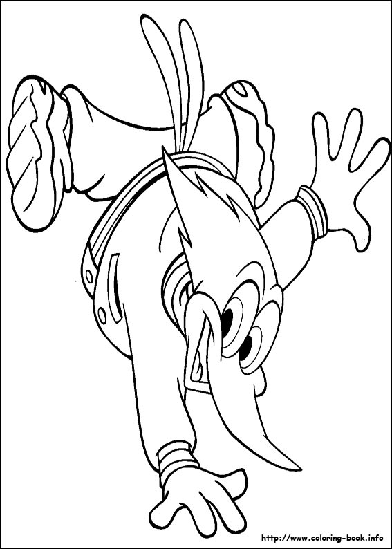 Woody Woodpecker coloring picture