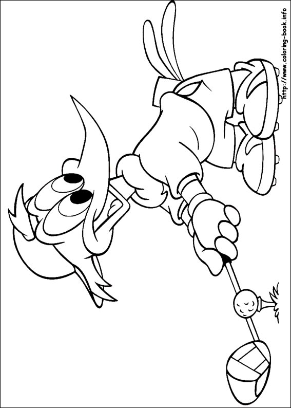 Woody Woodpecker coloring picture