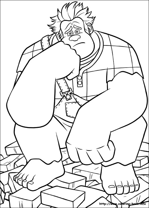 Wreck-It Ralph coloring picture