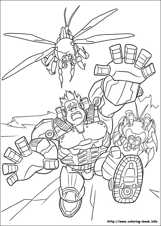 Wreck-It Ralph coloring picture