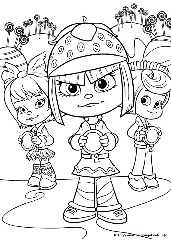 Wreck-It Ralph coloring picture