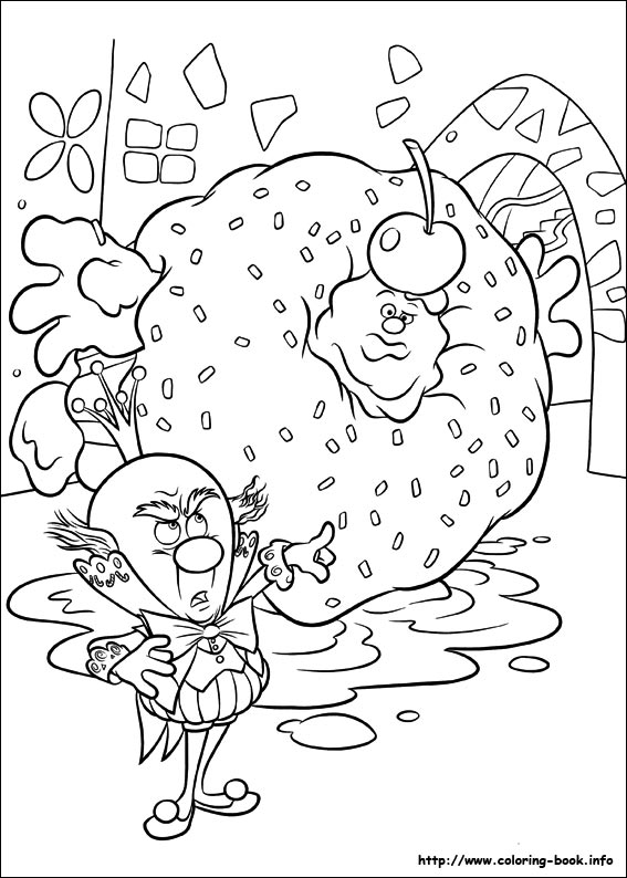 Wreck-It Ralph coloring picture